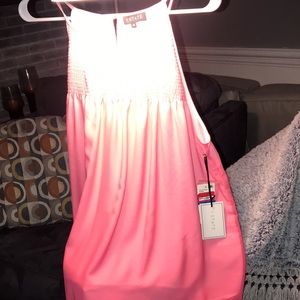 NWT Sleeveless Ombré Two-Layer Top - So Pretty!
